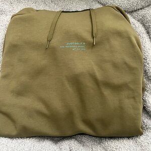 Green Nike hoodie